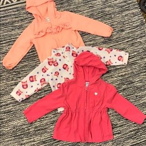 18 month old sweater bundle. Light weight sweaters